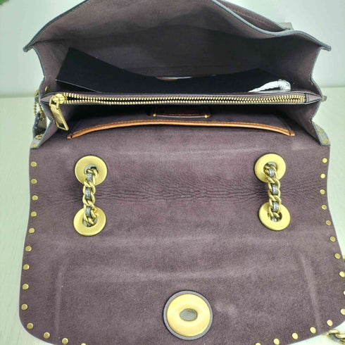 コーチ COACH Parker in signature canvas rivets snakeskin パーカー シグネチャーリベット スネークスキン チェーンショルダーバッグ レディース