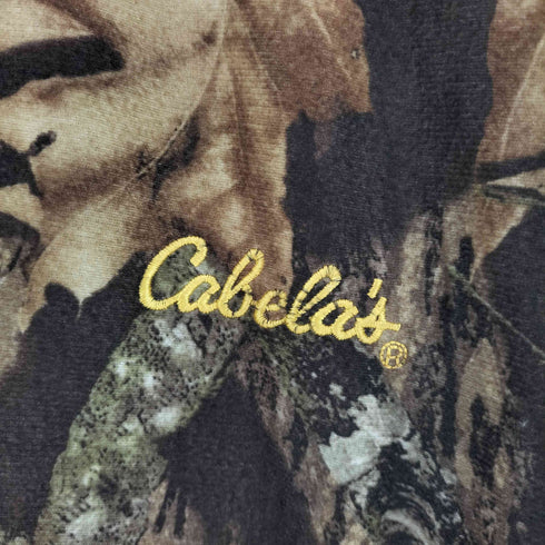 カベラス Cabelas 90-2000s リアルツリーカモ 裏地フリース ジャケット メンズ import:L