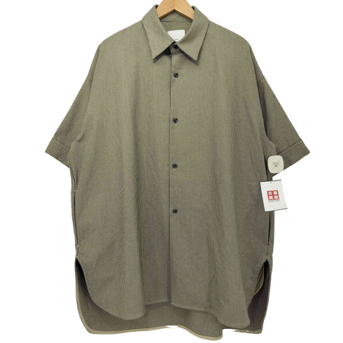 ルイス Luis ポリレーヨン レギュラーカラー ストライプL/Sシャツ メンズ FREE