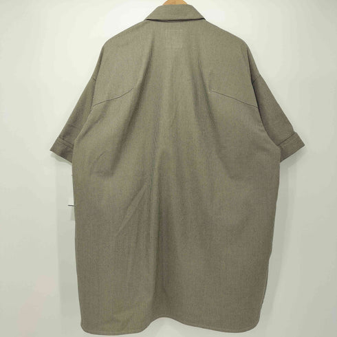 ルイス Luis ポリレーヨン レギュラーカラー ストライプL/Sシャツ メンズ FREE