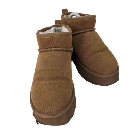 BEARPAW / ベアパウ Shorty Platform 厚底ムートンブーツ レディース JPN:24