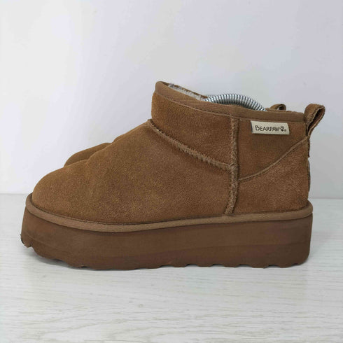 BEARPAW / ベアパウ Shorty Platform 厚底ムートンブーツ レディース JPN:24