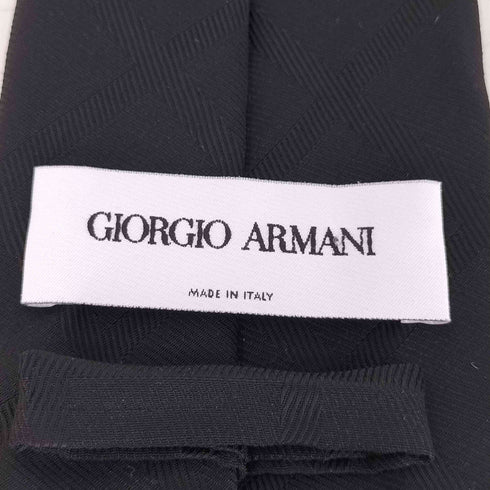 ジョルジオアルマーニ Giorgio Armani ウールレーヨン チェック ネクタイ メンズ