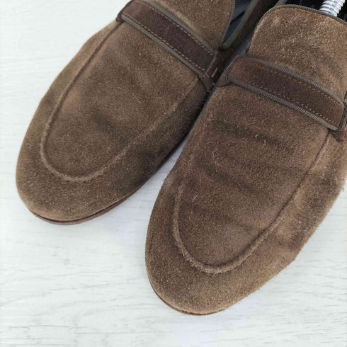 ランバンコレクション LANVIN COLLECTION スエード コインローファー メンズ JPN:25.5