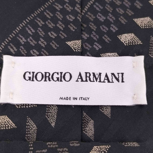 ジョルジオアルマーニ Giorgio Armani マルチパターン シルク100% ネクタイ メンズ