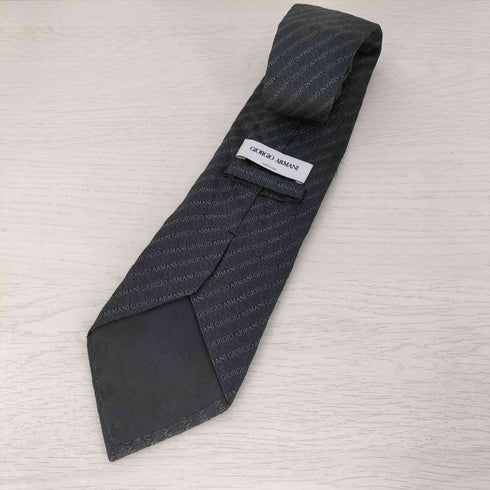 ジョルジオアルマーニ Giorgio Armani ロゴ シルク100% ネクタイ メンズ