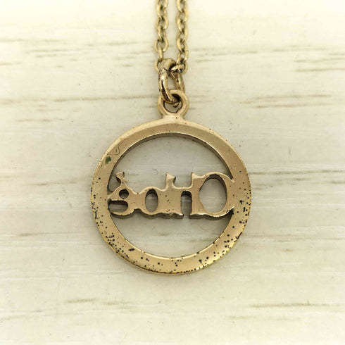 クロエ Chloe ストーン付き ロゴ ネックレス レディース