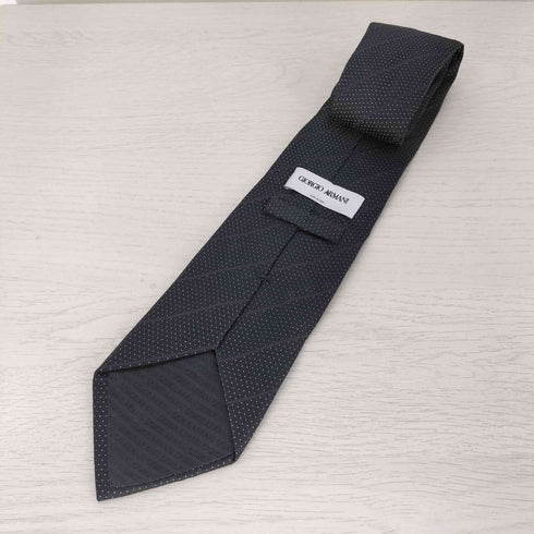 ジョルジオアルマーニ Giorgio Armani ドット シルク100% ネクタイ メンズ