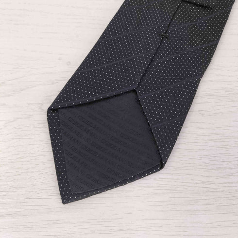 ジョルジオアルマーニ Giorgio Armani ドット シルク100% ネクタイ メンズ