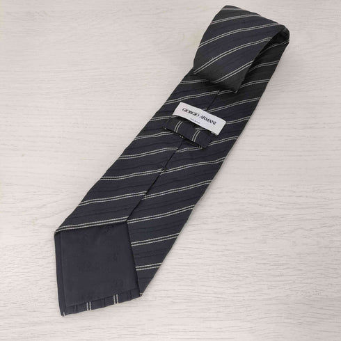 ジョルジオアルマーニ Giorgio Armani ストライプ シルク100% ネクタイ メンズ