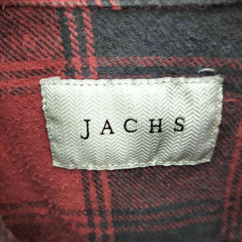 jachs 両胸フラップ コットンネルシャツ メンズ