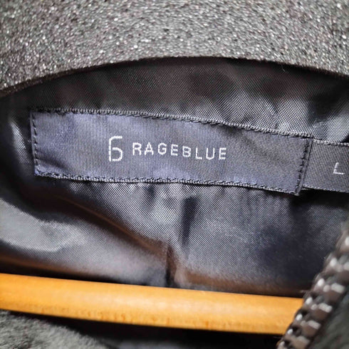 レイジブルー RAGEBLUE スムースフェイクファー/フードブルゾン メンズ JPN:L