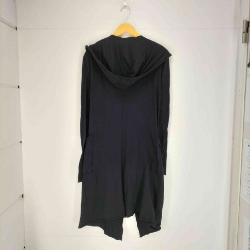 ノーアイディーブラック NO ID.BLACK バックデザイン 十字架 フーディーロングカーディガン メンズ JPN:1