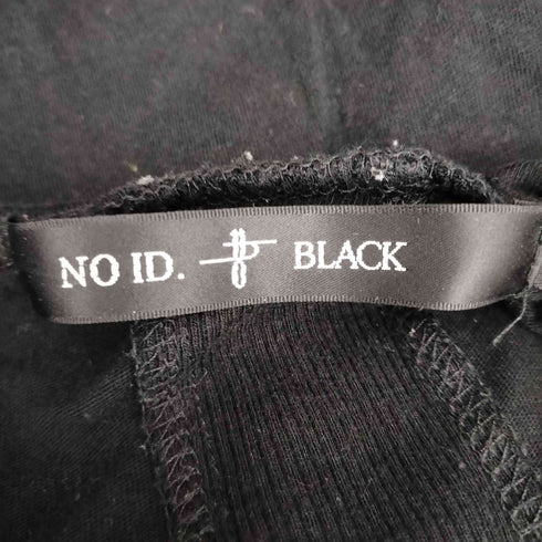 ノーアイディーブラック NO ID.BLACK バックデザイン 十字架 フーディーロングカーディガン メンズ JPN:1