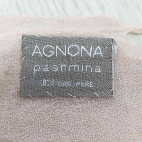 アニオナ AGNONA pashmina カシミヤ フリンジ ストール レディース