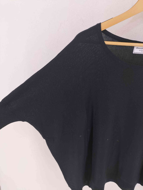 ドゥーズィエムクラス DEUXIEME CLASSE シルクカシミヤ ボートワイドニット レディース