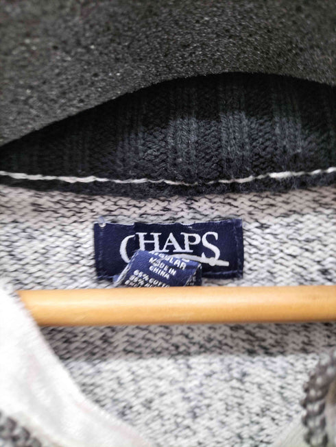 チャップス CHAPS メランジ ハーフジップ ニット メンズ import:XL