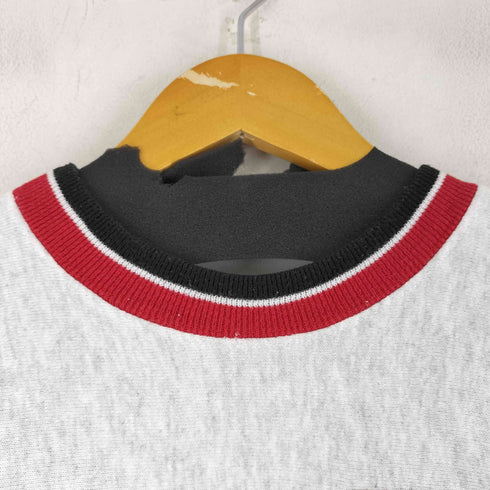 レジェンズ LEGENDS 90S USA製 フロントワッペン刺繍クルーネックスウェット メンズ import:L