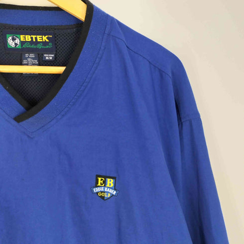 エディーバウアー Eddie Bauer 90S EBTEK Vネック ピステ プルオーバー メンズ import:M