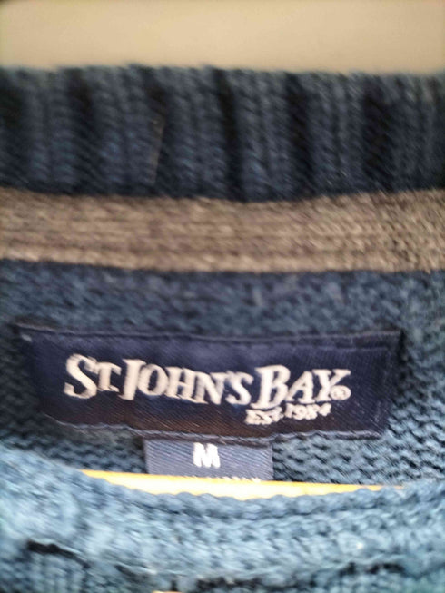 セントジョンズベイ STJOHNS BAY コットン クルーネックニット メンズ import:M