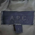 アーペーセー A.P.C. 90S フランス製 ファーフード ヘリンボーン モッズコート メンズ import:S