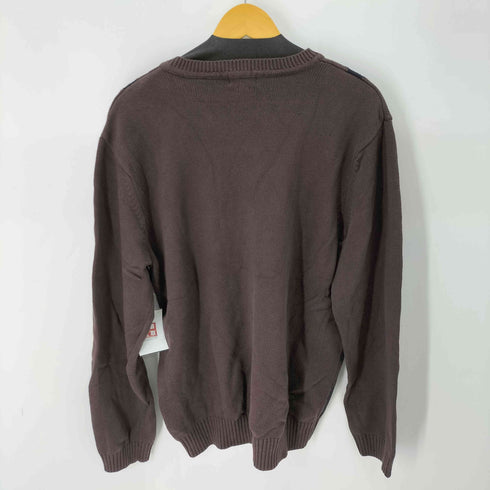 ヴァンヒューゼン VAN HEUSEN studio アーガイル クルーネックニット メンズ import:XL