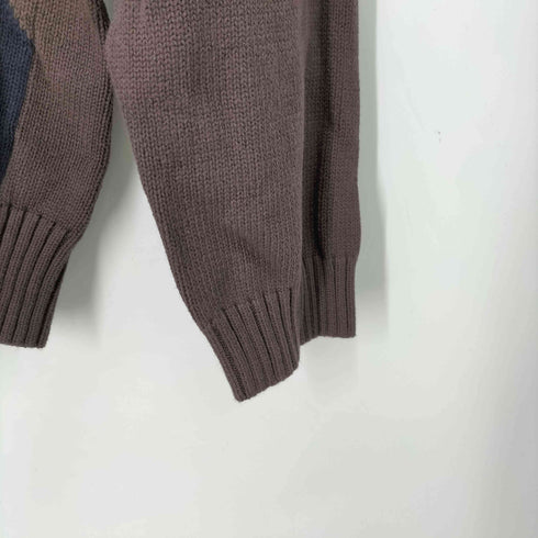 ヴァンヒューゼン VAN HEUSEN studio アーガイル クルーネックニット メンズ import:XL