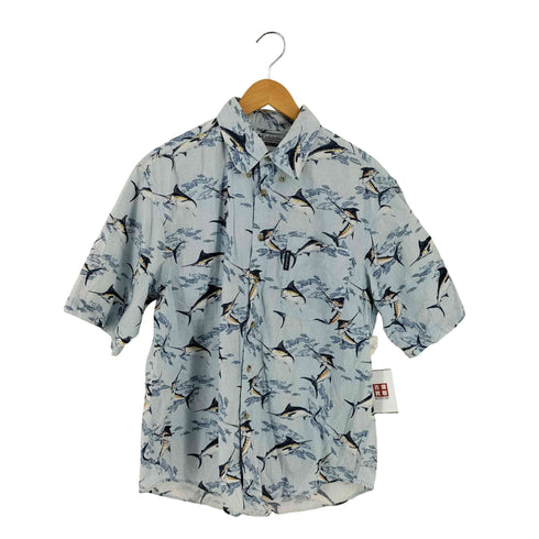 コロンビア Columbia Marlin Print Button-Down Short Sleeve Shirt メンズ import:L