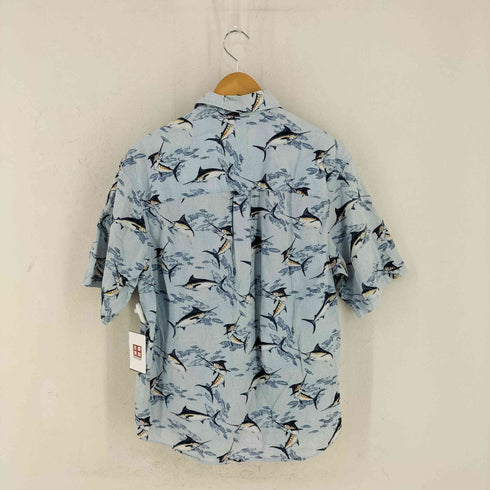 コロンビア Columbia Marlin Print Button-Down Short Sleeve Shirt メンズ import:L