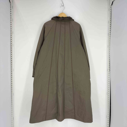 valmeline ファーライナー トグル ロングコート レディース