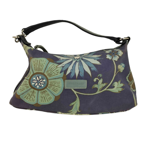 ロンシャン LONGCHAMP フラワーデザイン ロゴパッチ ハンドバッグ レディース