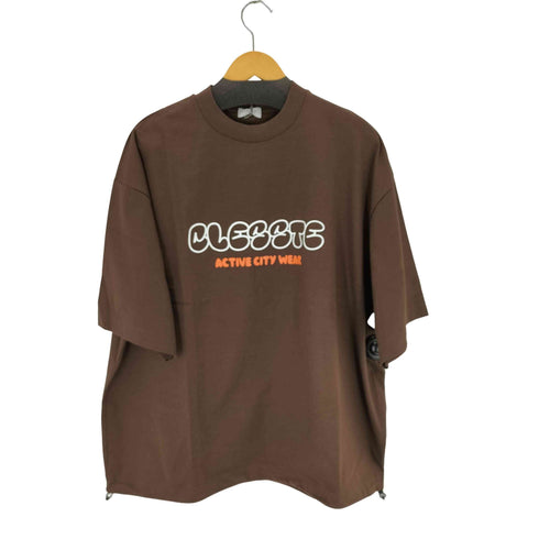 CLESSTE BUBBLE LOGO PRINT MASSIVE T-SHIRT WITH DRAWSTRINGS メンズ FREE