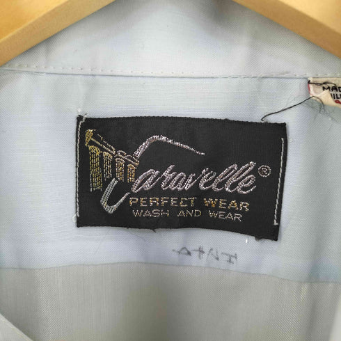 caravelle フィリピン製 レース刺繍キューバシャツ メンズ import:L