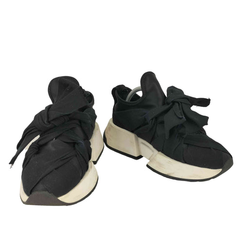 エムエムシックスメゾンマルジェラ MM6 Maison Margiela ボリュームソール リボンアップスニーカー レディース 36
