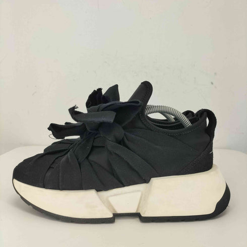 エムエムシックスメゾンマルジェラ MM6 Maison Margiela ボリュームソール リボンアップスニーカー レディース 36