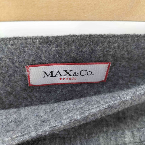 マックスアンドコー MAX & CO. アシンメトリー パッチワークデザイン スカート レディース EUR:38