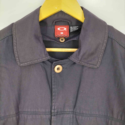 オークリー OAKLEY 90S 赤タグ フリースライナー ステンカラーコート フェード ナス紺 メンズ import:M