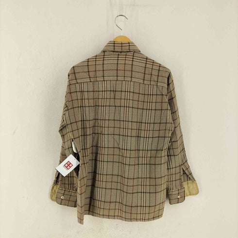 ヴァンヒューゼン VAN HEUSEN 80S 長袖 アクリルチェックシャツ メンズ import:M