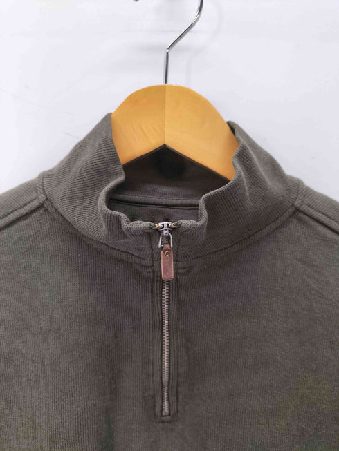 ペリーエリス PERRY ELLIS ハーフジップ コットンニット メンズ import:L
