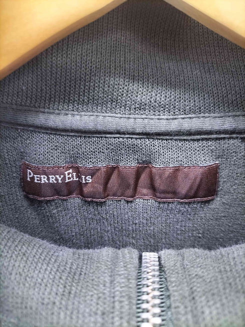 ペリーエリス PERRY ELLIS ハーフジップ コットンニット メンズ import:L