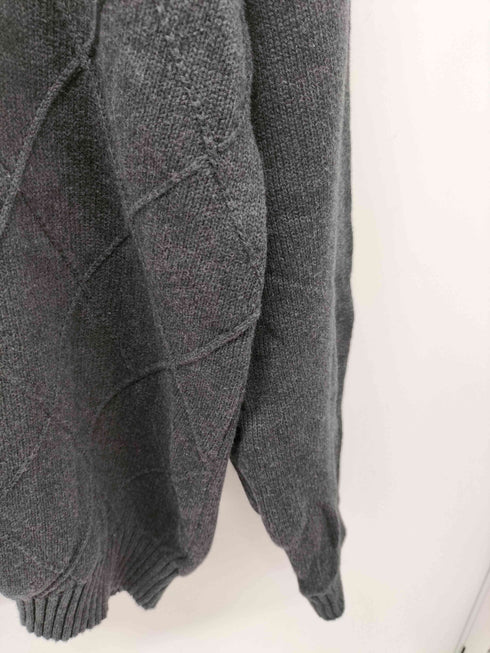 アイゾッド IZOD 格子 コットン クルーネックニット メンズ import:XL