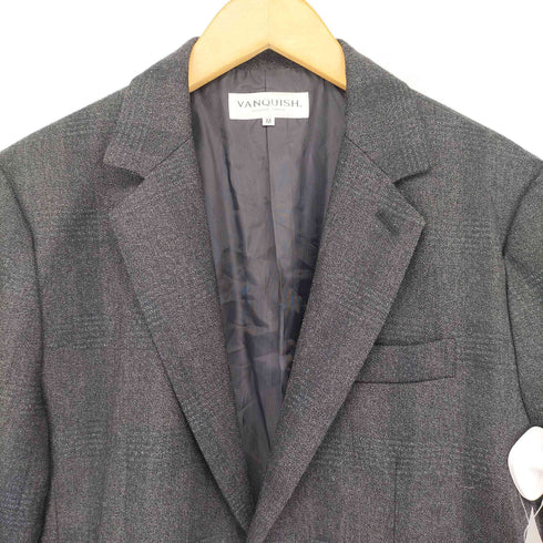 ヴァンキッシュ VANQUISH グレンチェック テーラードジャケット メンズ JPN:M