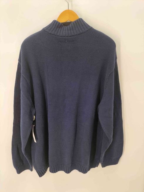 チャップス CHAPS ロゴ刺繍 ハーフジップニット メンズ 2XB