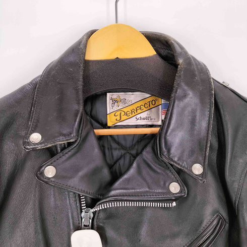 ショット Schott USA製 レザーダブルライダースジャケット メンズ 38