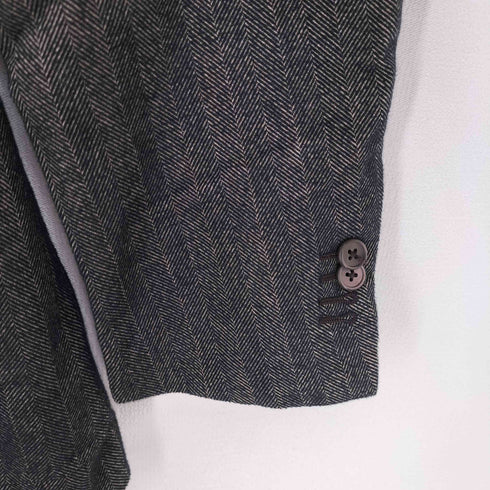 コルネリアーニ Corneliani イタリア製 ヘリンボーンテーラードジャケット メンズ EUR:54