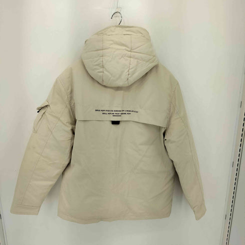 SHISHANGYURONGFU フロントポケット ジップアップ ダウンジャケット メンズ XL