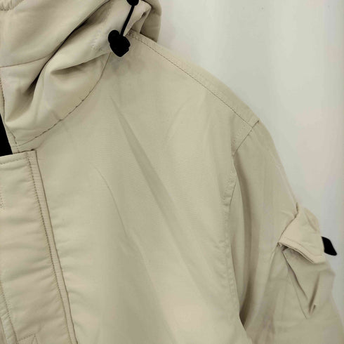 SHISHANGYURONGFU フロントポケット ジップアップ ダウンジャケット メンズ XL