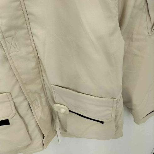 SHISHANGYURONGFU フロントポケット ジップアップ ダウンジャケット メンズ XL