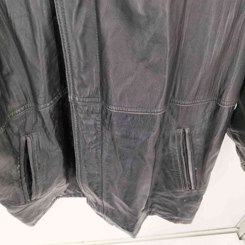DURANTEDURANTE 裏地キルティング ラムレザー 羊革 ジャケット メンズ import:L