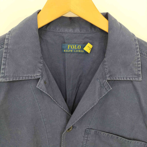 ポロラルフローレン POLO RALPH LAUREN フロントポケット ツイル ワーク長袖シャツ メンズ M